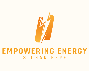 Lightning Volt Power logo design