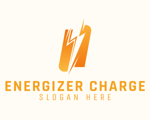 Lightning Volt Power logo design