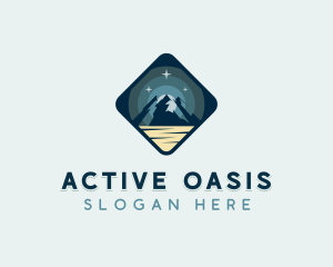 Mountain Peak Adventure logo design