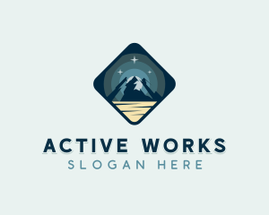 Mountain Peak Adventure logo design