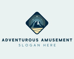 Mountain Peak Adventure logo design