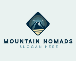 Mountain Peak Adventure logo design