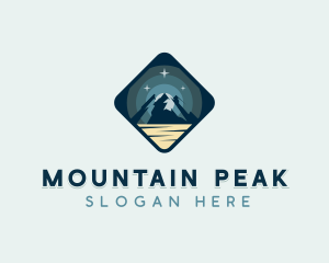 Mountain Peak Adventure logo design