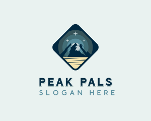 Mountain Peak Adventure logo design