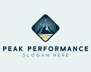 Mountain Peak Adventure logo design