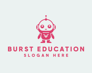 Robot Educational App  logo design