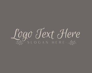 Luxury Elegant Spa logo design