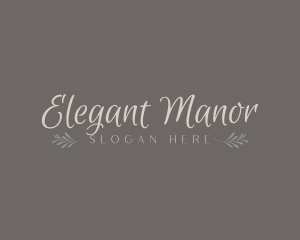 Luxury Elegant Spa logo design