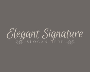 Luxury Elegant Spa logo design