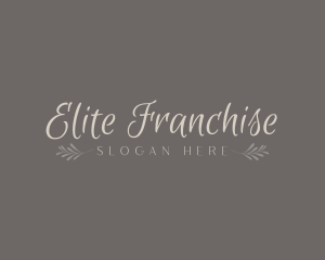 Luxury Elegant Spa logo design