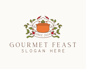 Organic Gourmet Cooking logo design