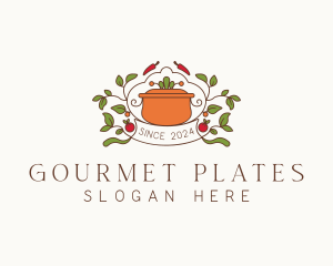 Organic Gourmet Cooking logo design