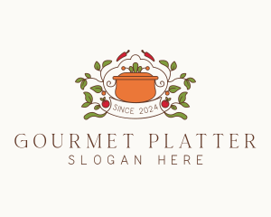 Organic Gourmet Cooking logo design