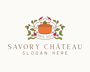 Organic Gourmet Cooking logo design