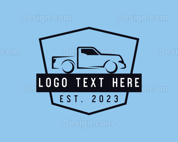 Pickup Truck Vehicle Logo