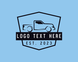 Pickup Truck Vehicle logo