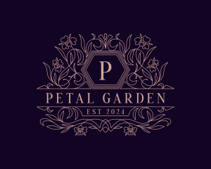 Floral Hexagon Event logo design