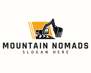 Demolition Excavator Machinery logo design