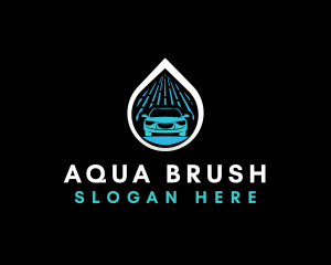 Droplet Car Cleaning logo design