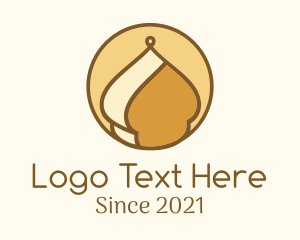 Minimalist Islamic Dome logo