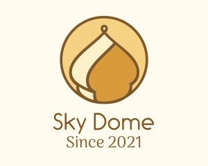 Minimalist Islamic Dome logo design