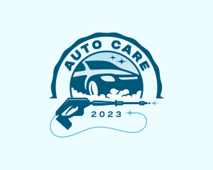 Car Wash Pressure Washer logo design