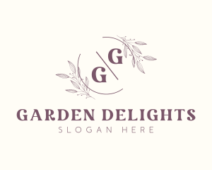 Glamourous Boutique Gardening logo design