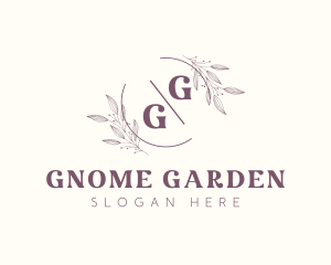 Glamourous Boutique Gardening logo design