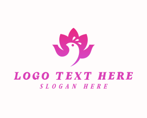 Lotus Flower Bird logo