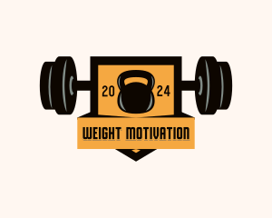 Barbell Weights Weightlifting logo