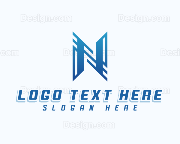 Media Business Letter N Logo