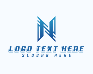 Media Business Letter N logo