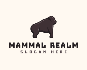 Wild Gorilla Ape logo