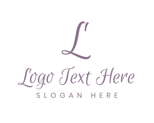 Feminine Cursive Fashion logo