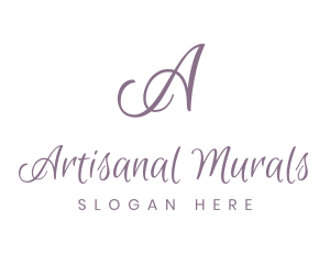 Feminine Cursive Fashion logo design