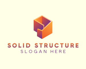 3D Abstract Shape logo design