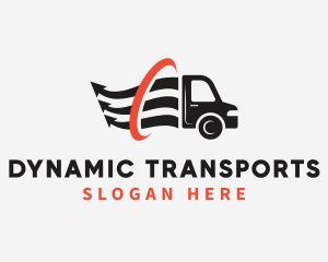 Automotive Transport Truck logo design