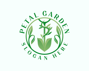 Green Shovel Gardening logo design