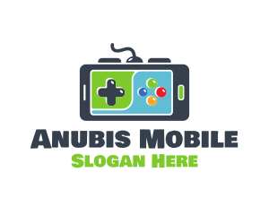 Mobile Game Controller logo design