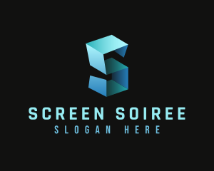 Origami Fold Startup Letter S logo design