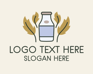 Leaf Kombucha Jar Logo