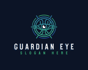 Cyber Eye Surveillance logo design