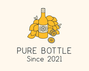 Lemon Kombucha Drink Bottle  logo