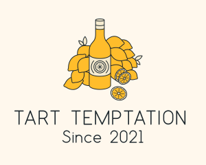 Lemon Kombucha Drink Bottle  logo