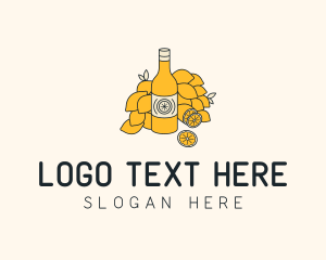 Lemon Kombucha Drink Bottle  logo