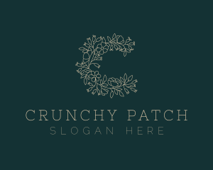 Floral Beauty Wreath  logo design