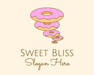 Sweet Donut Tornado logo design