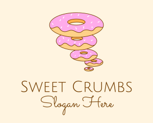 Sweet Donut Tornado logo design