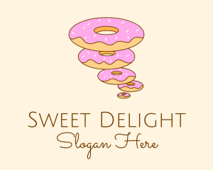 Sweet Donut Tornado logo design
