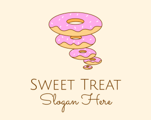 Sweet Donut Tornado logo design